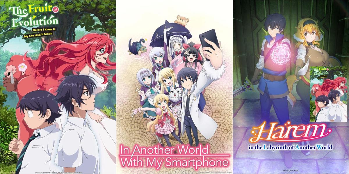 10 Animes Isekai Harém para Fãs de Smartphone