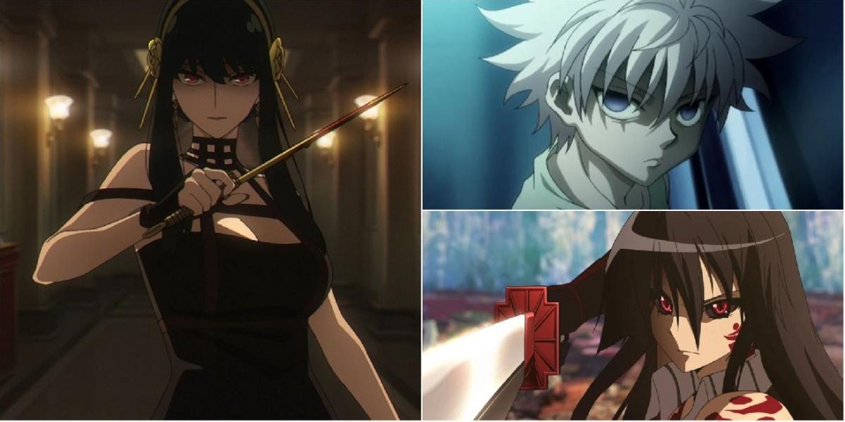 10 assassinos de anime mais icônicos
