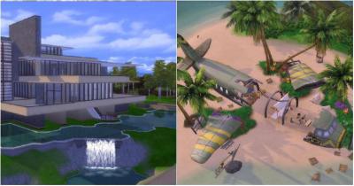 10 casas interessantes encontradas na biblioteca do The Sims 4
