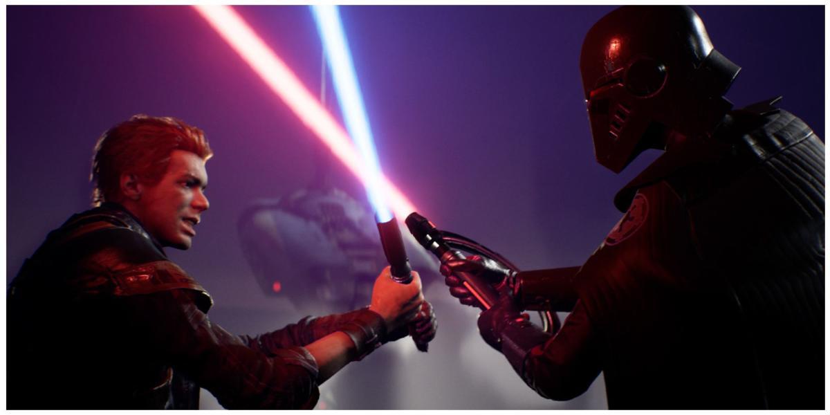 Star Wars Jedi: Cal Kestis de Fallen Order e Second Sister Trilla se envolveram em um duelo de sabre de luz