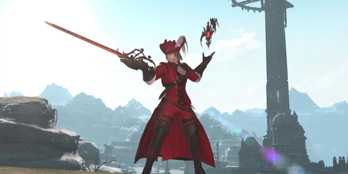 Captura de tela de Final Fantasy XIV Red Mage