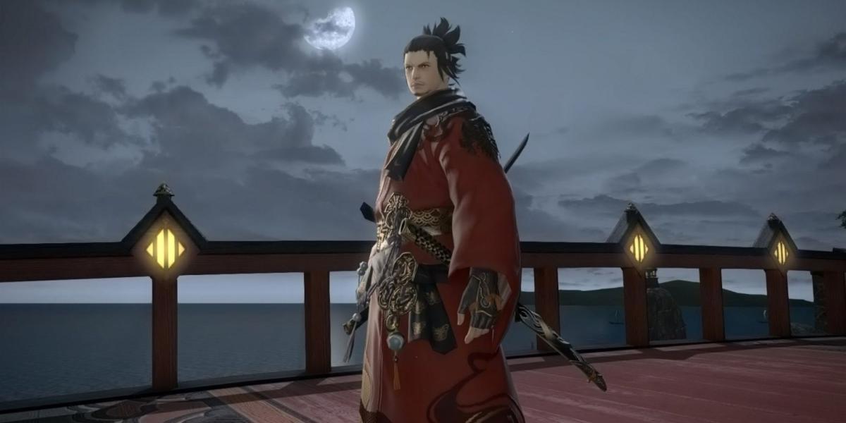 Captura de tela de Final Fantasy XIV Samurai