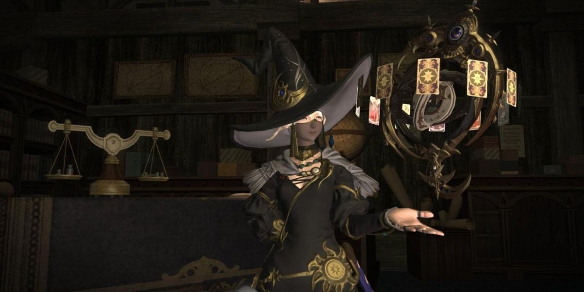 Captura de tela do Final Fantasy XIV Astrologian