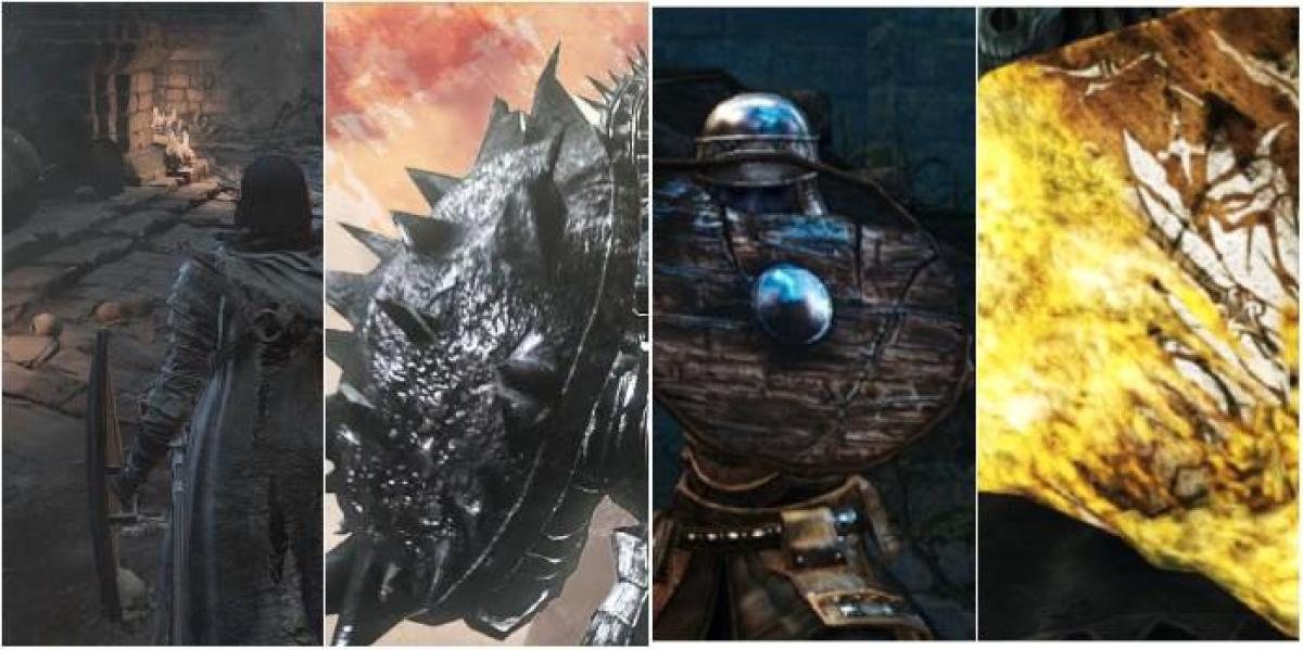 10 escudos mais impraticáveis ​​na franquia Dark Souls