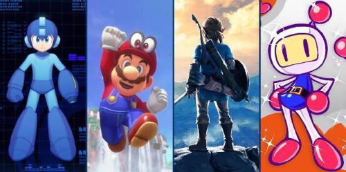 10 franquias de videogame que apareceram em todos os consoles domésticos da Nintendo