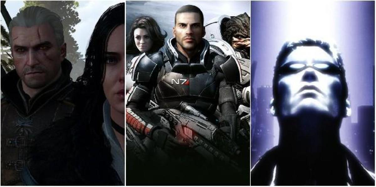 10 jogos cheios de história para jogar se você ama a trilogia Mass Effect