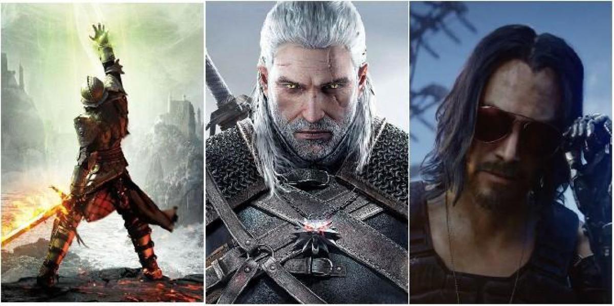 10 jogos de história pesada para jogar se você ama a trilogia Witcher