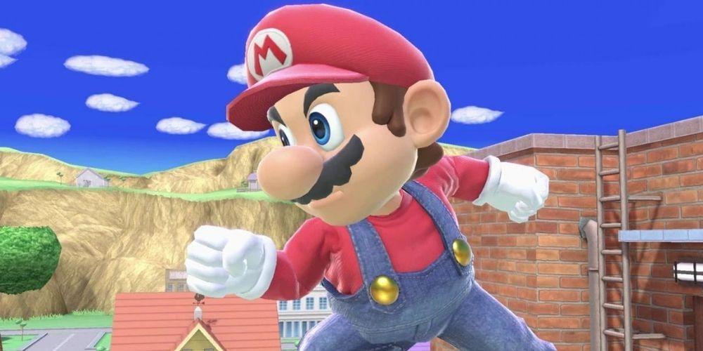 Mario em Onett em Super Smash Bros. Ultimate