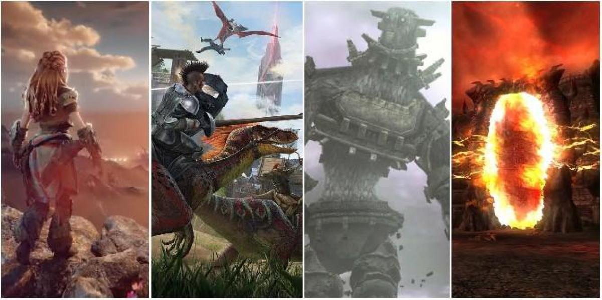 10 jogos de mundo aberto com inimigos únicos para jogar enquanto você espera por Horizon: Forbidden West