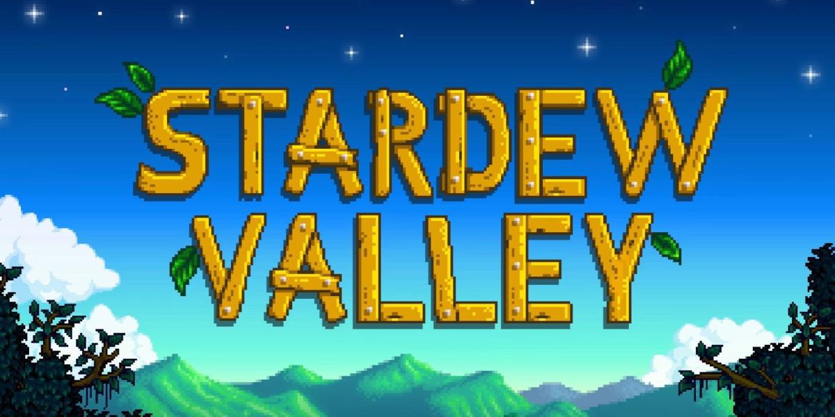 Stardew Valley tela de título fan art diorama