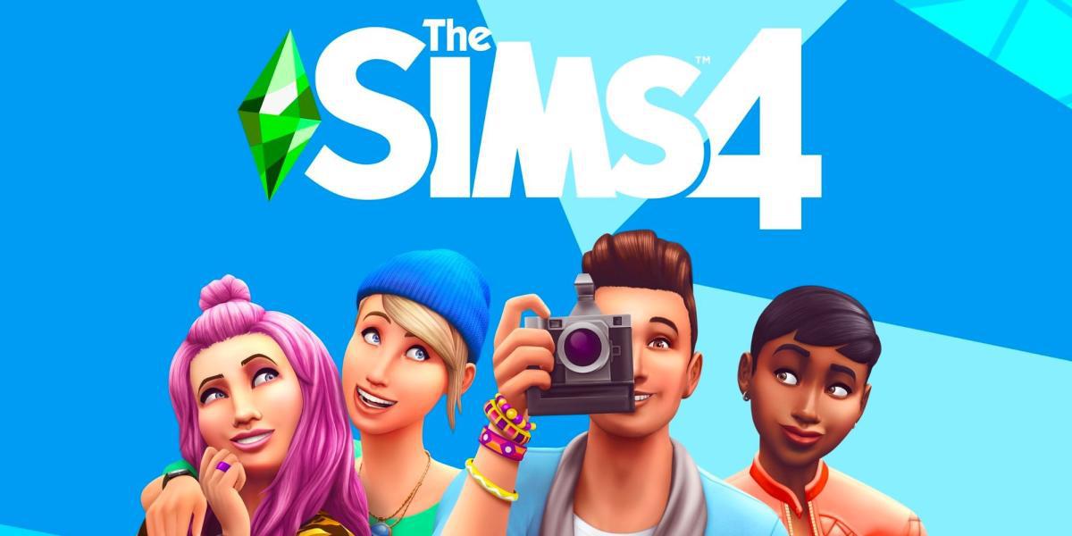 Logo promocional do The Sims 4
