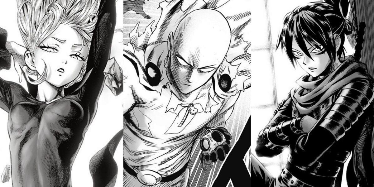 Personagens de One Punch Man em destaque Deus está interessado em Saitama Tatsumaki Sonic
