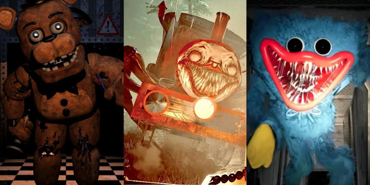 10 mascotes de jogos de terror mais imaginativos