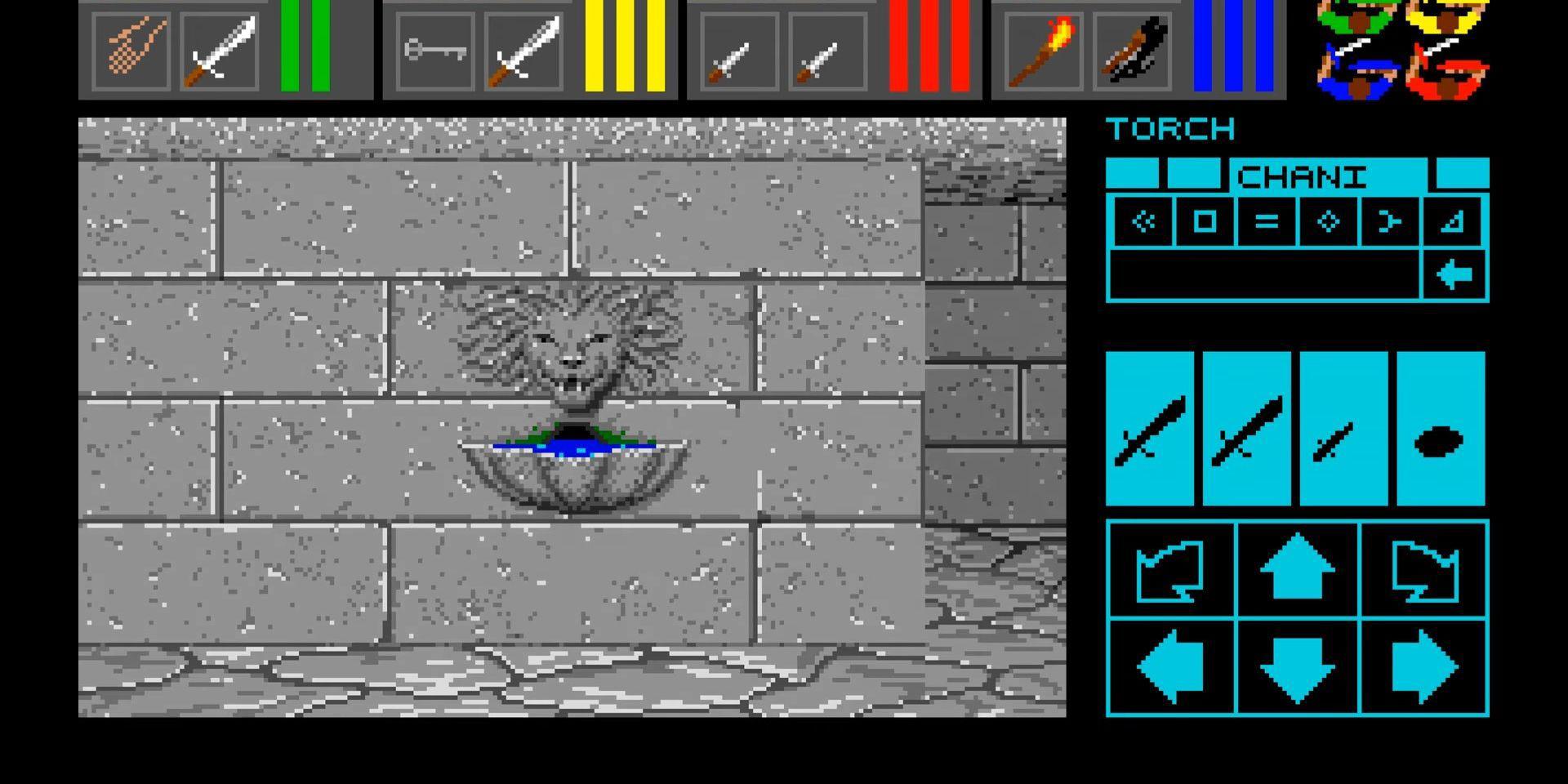 Uma captura de tela do Dungeon Master
