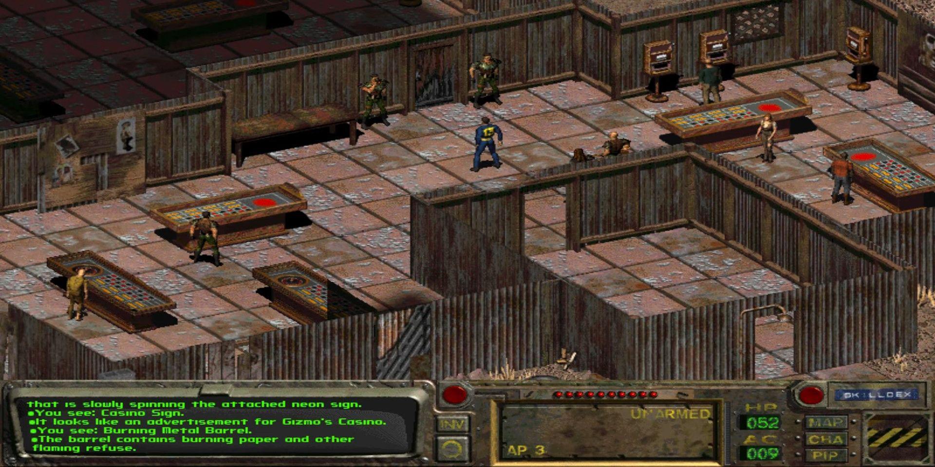 Uma captura de tela do Fallout