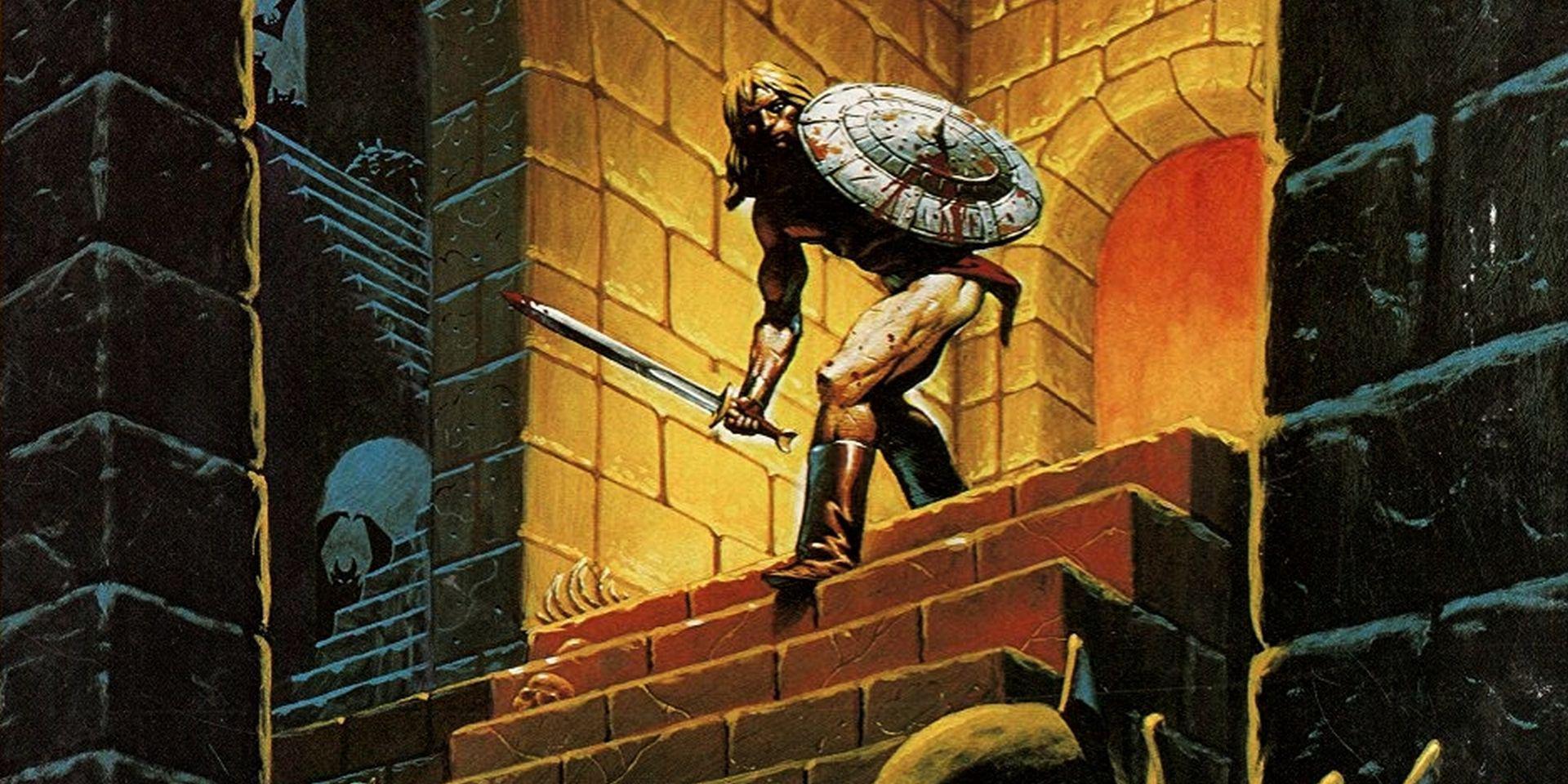 Uma captura de tela de Ultima Underworld The Stygian Abyss