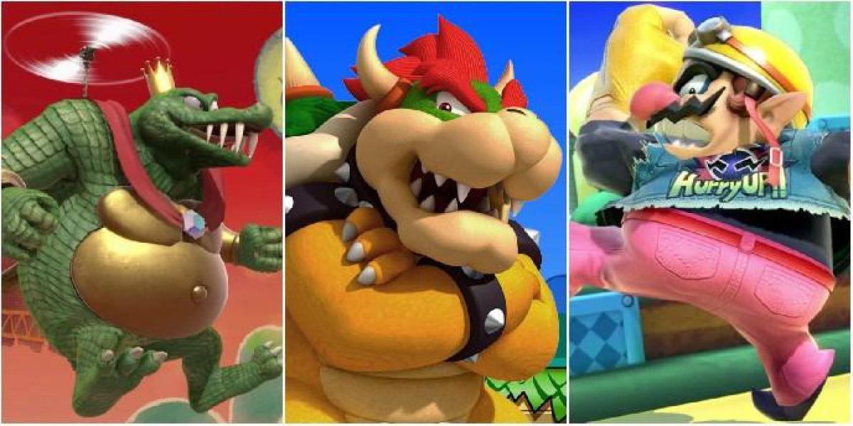 10 melhores personagens pesados ​​​​de Super Smash Bros. Ultimate, classificados