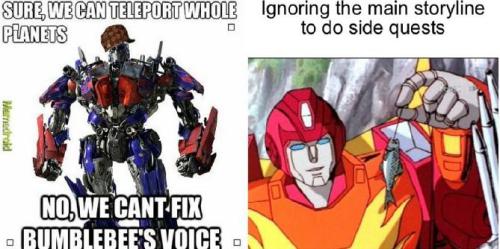 10 memes hilários de Transformers que vão fazer você chorar de rir