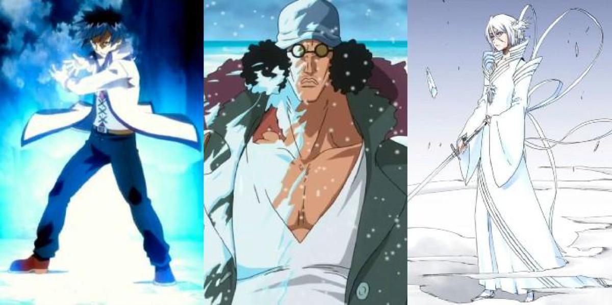 10 personagens de anime icônicos com poderes de gelo
