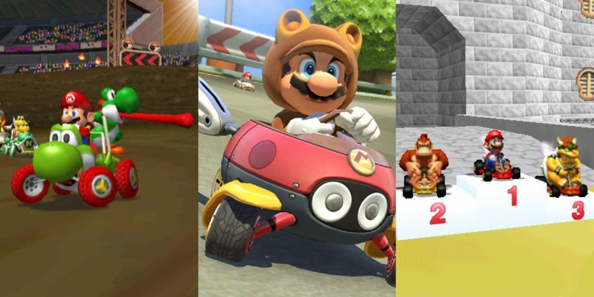 10 pistas mais memoráveis ​​da história de Mario Kart