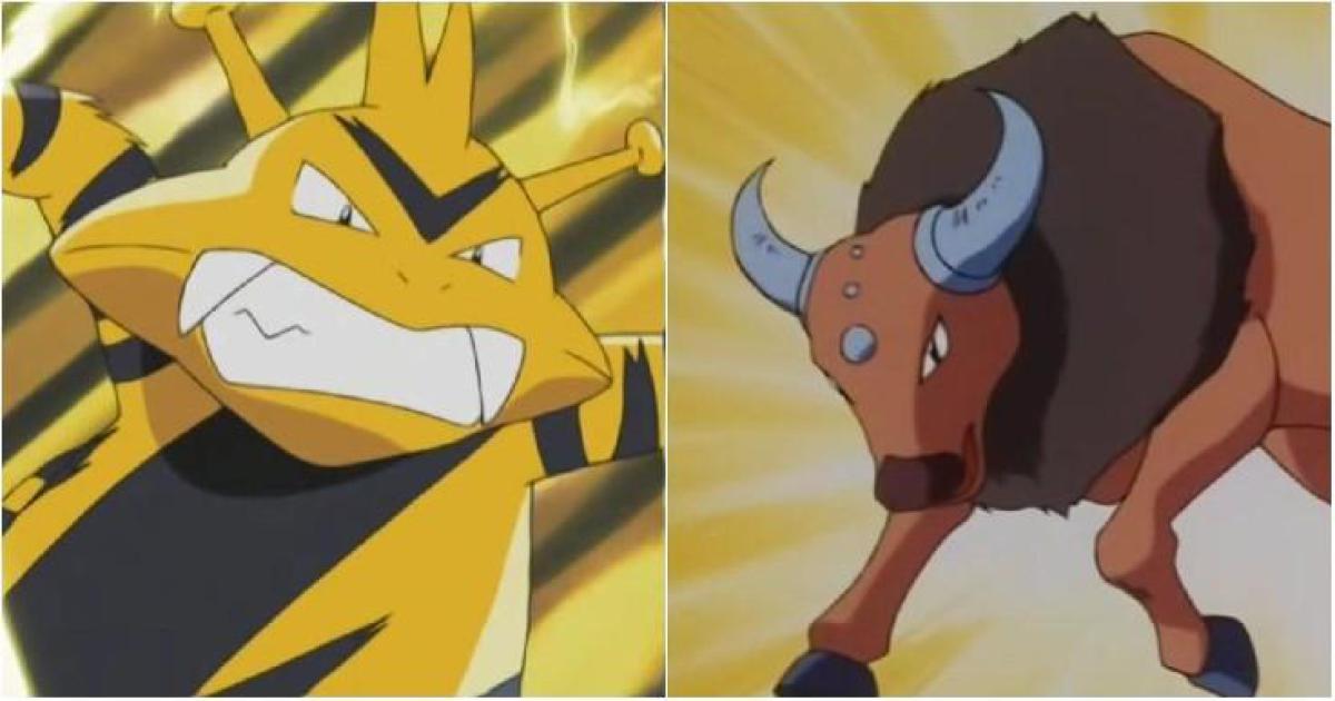 10 Pokemon dos jogos originais vermelhos e azuis que passam despercebidos