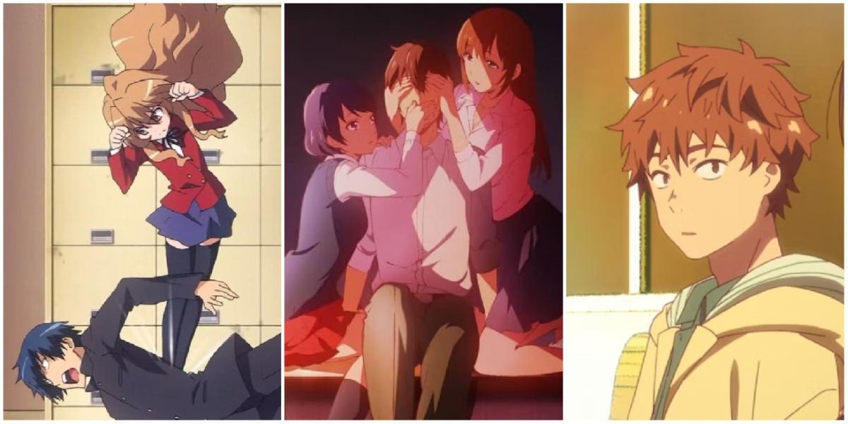 10 protagonistas de animes de romance que estão errados