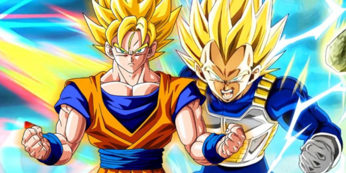 Goku e Vegeta Super Saiyajins Dragon Ball