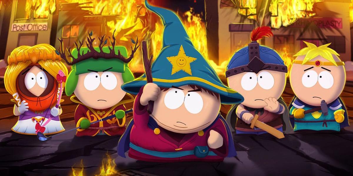arte da capa do jogo South Park: The Stick of Truth