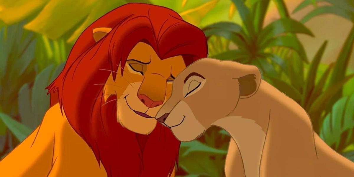 Simba e Nala em O Rei Leão
