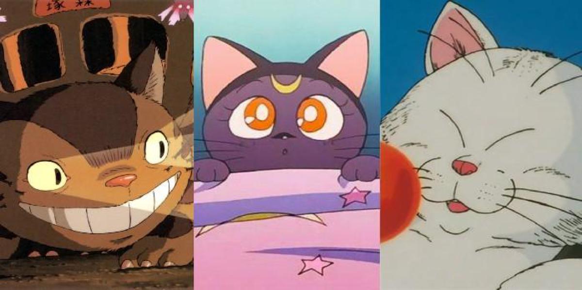 12 melhores gatos de anime, classificados
