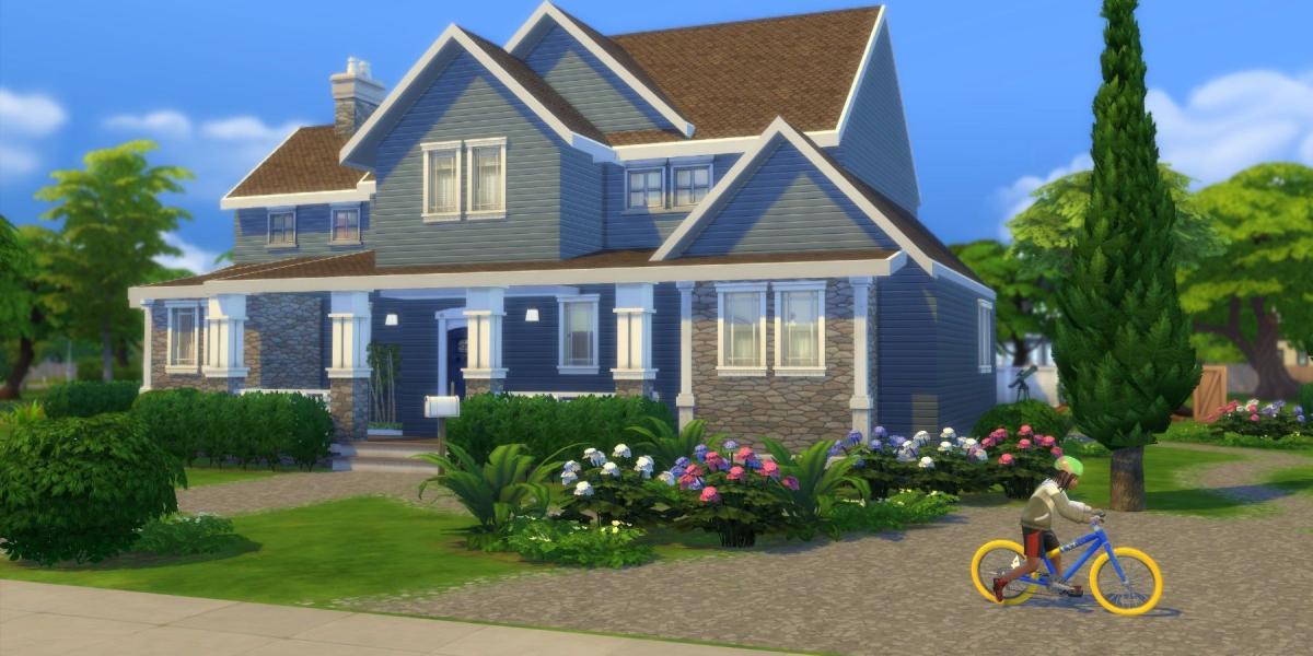Uma casa de família em The Sims 4