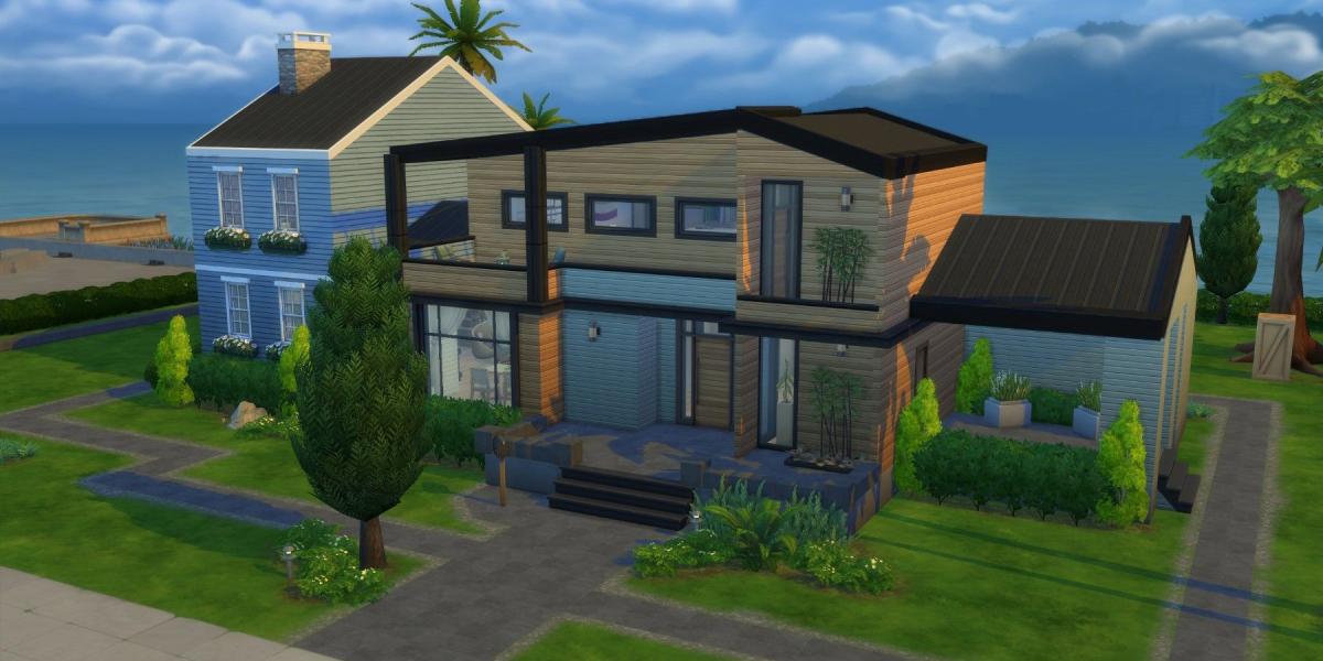 Uma casa simples em The Sims 4
