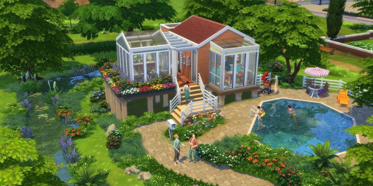 Uma casinha no The Sims 4