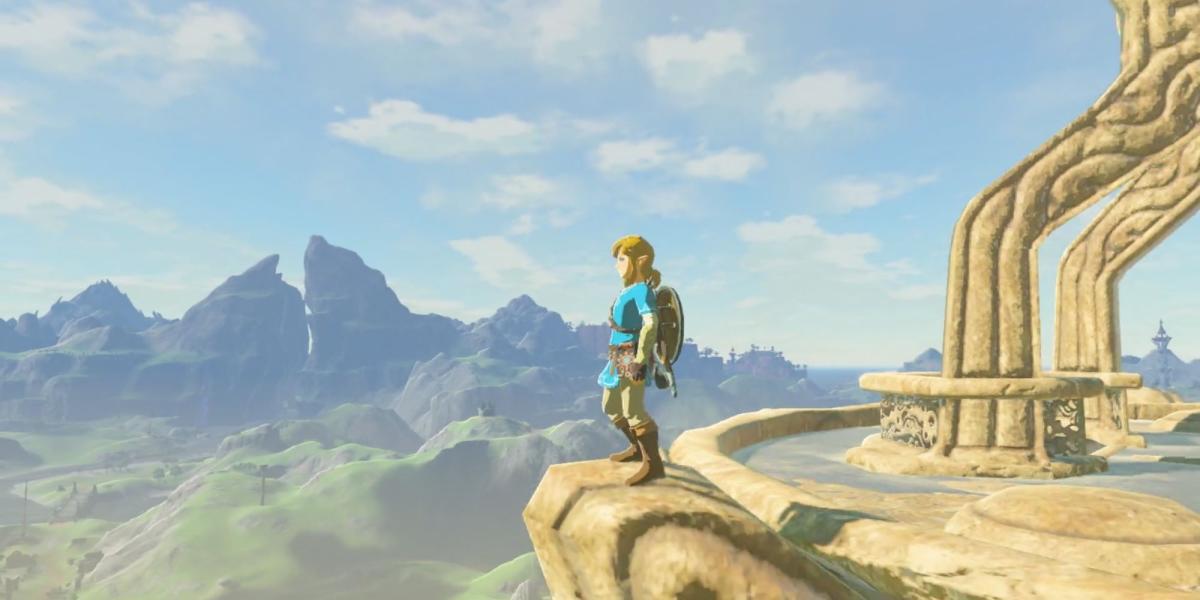 Melhores anos em jogos - 2017 - The Legend of Zelda - Breath of the Wild - Link espera por uma aventura