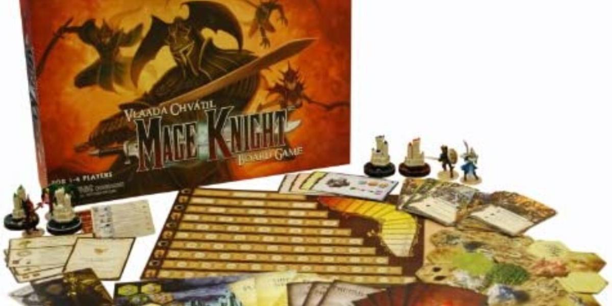 jogo de tabuleiro peças de Mage Knight Board Game