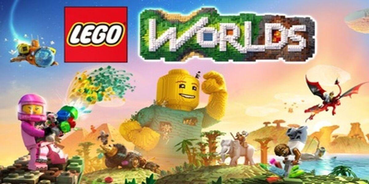 Lego Worlds arte da capa
