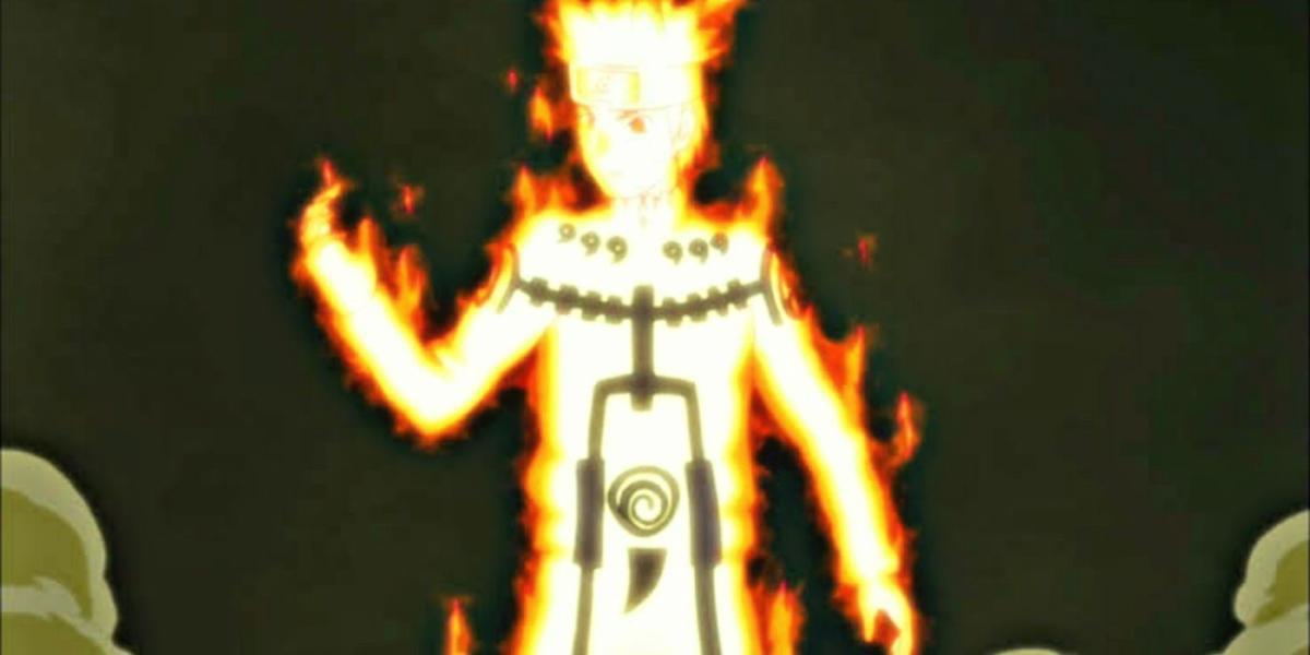 Nove Caudas Modo de Chakra Naruto