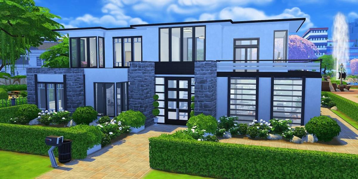 The Sims 4 Modern House Cropped