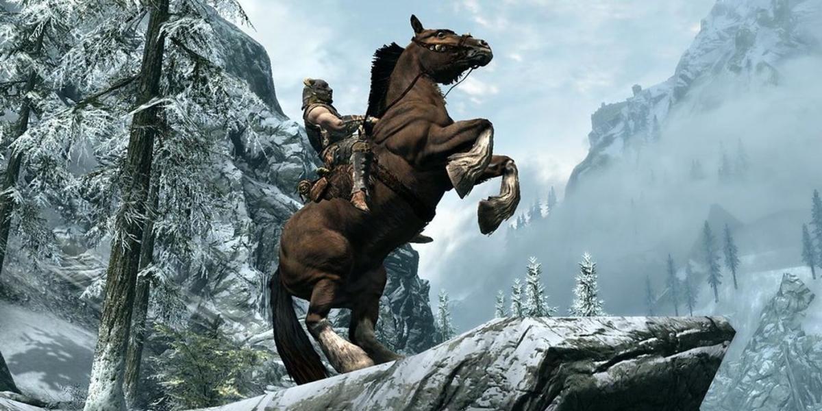 Cavalo em Skyrim