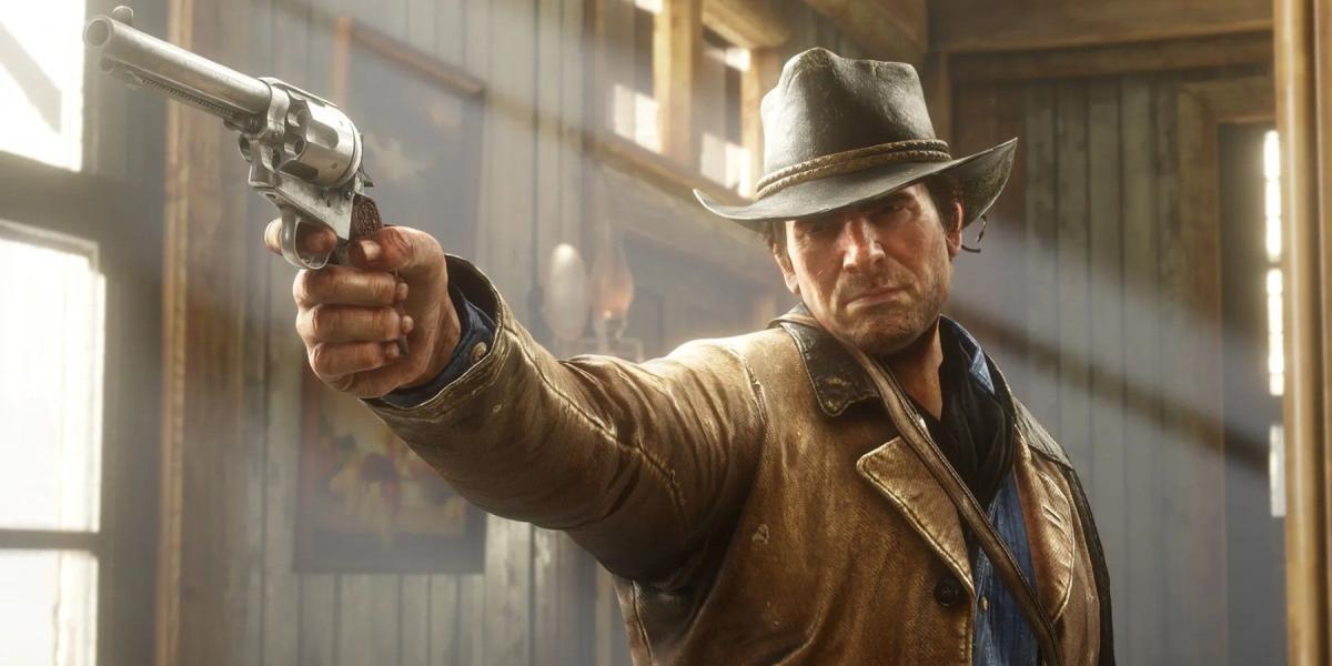 Jogador de Red Dead Redemption 2 usa Dead Eye no momento em que cai um raio