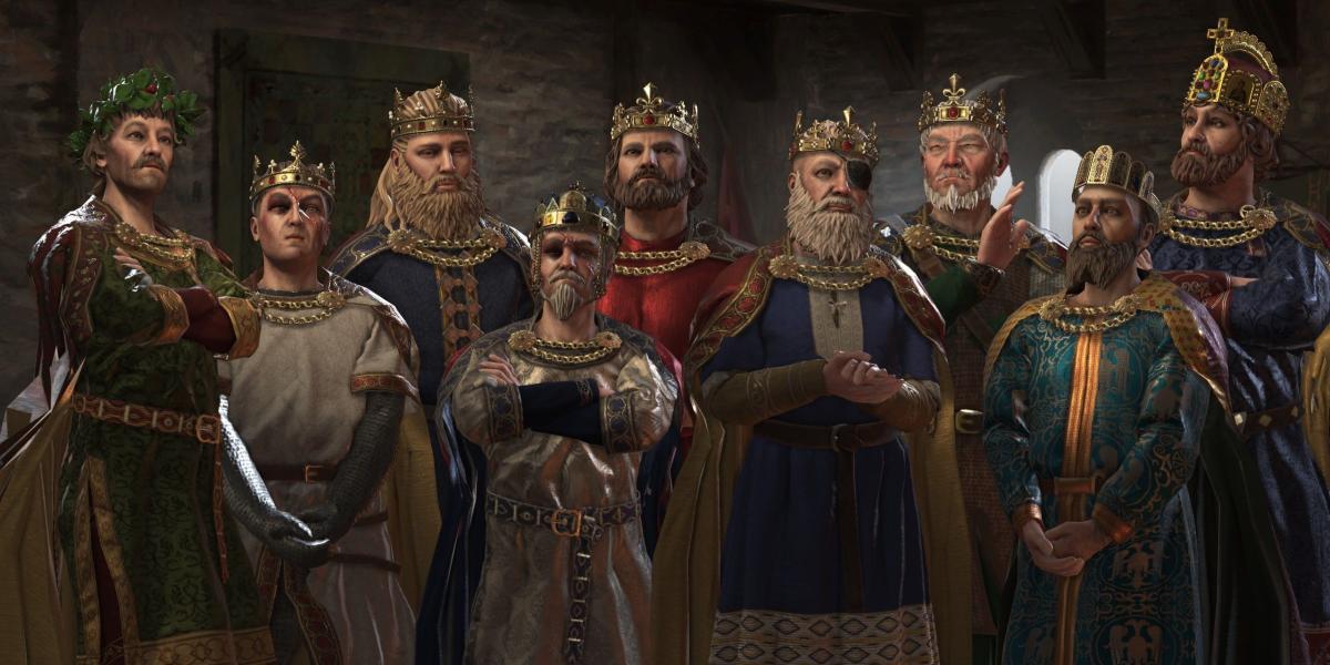 Muitos governantes em Crusader Kings 3