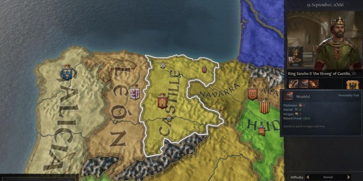 D. Sancho II 'O Forte' de Castela em Reis Cruzados 3