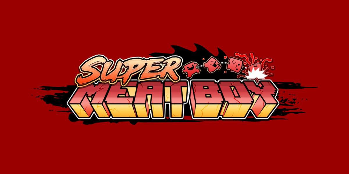 Arte do título de Super Meat Boy