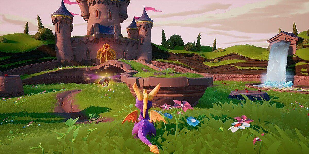 Spyro Reignited Trilogy, Spyro examinando o primeiro nível no primeiro jogo