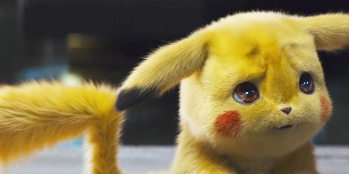 Triste Pikachu de Detetive Pikachu