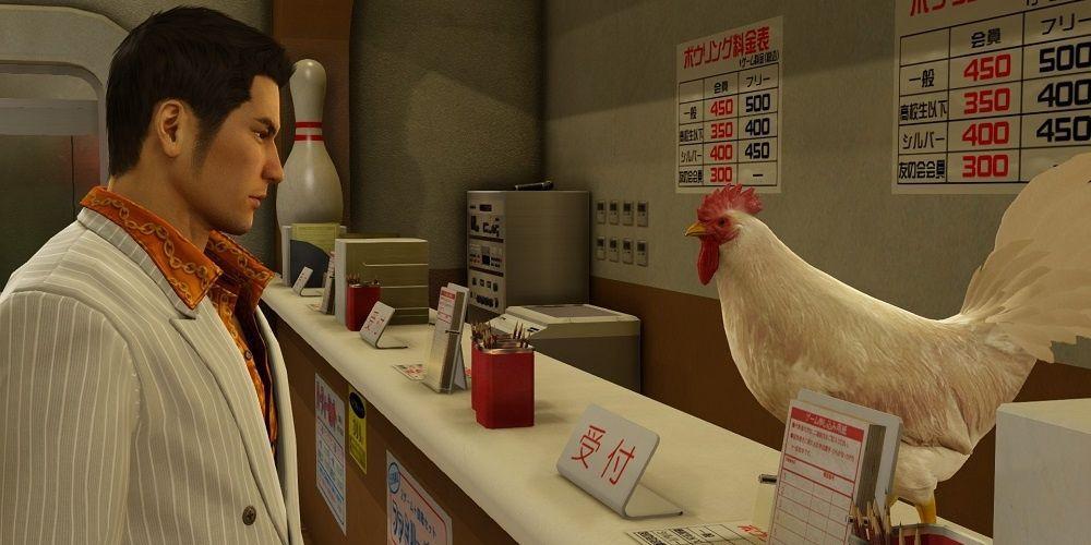 Nugget the Chicken em Yakuza 0