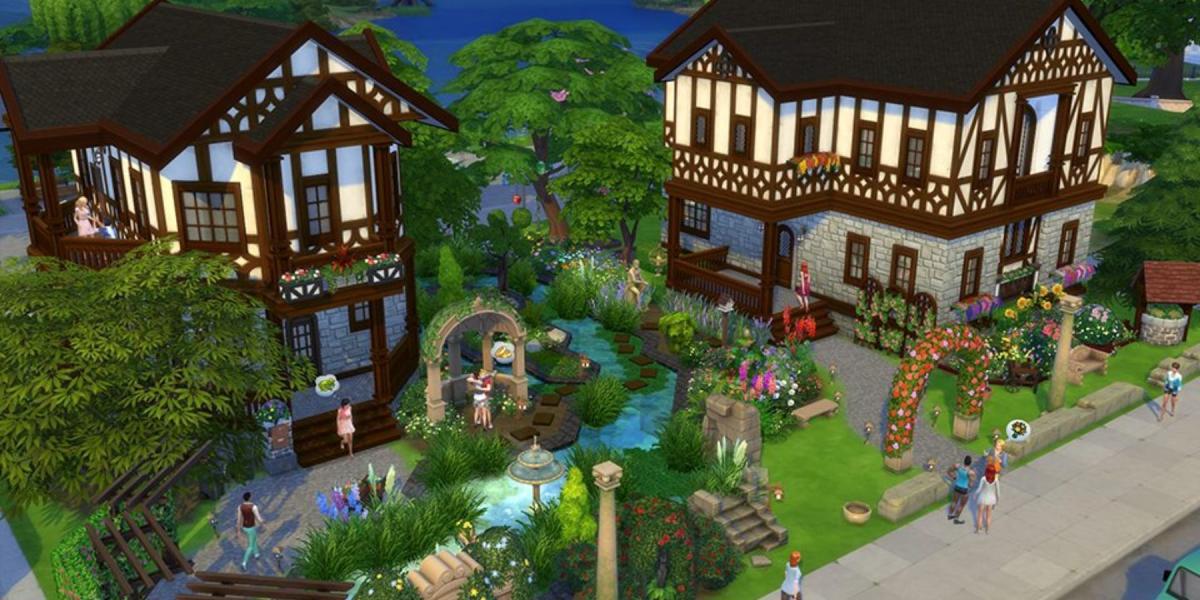 The Sims 4 Casa com Jardim