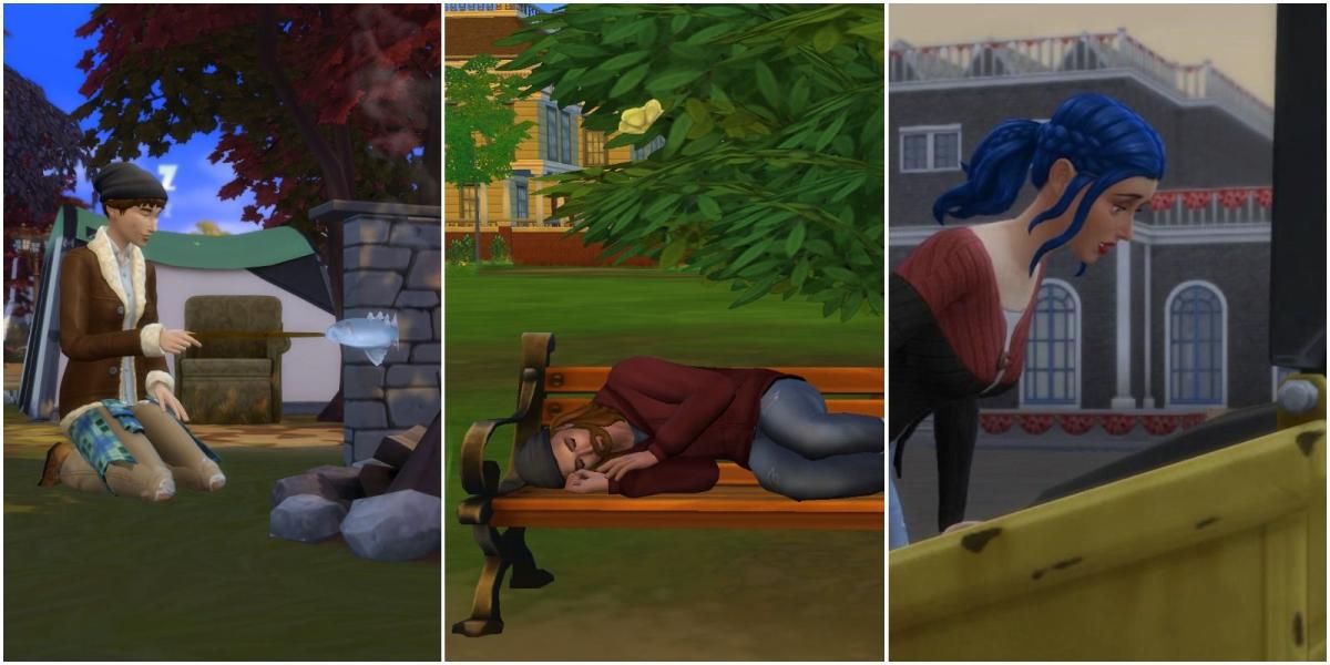 Sem-teto Desafie os Sims 4