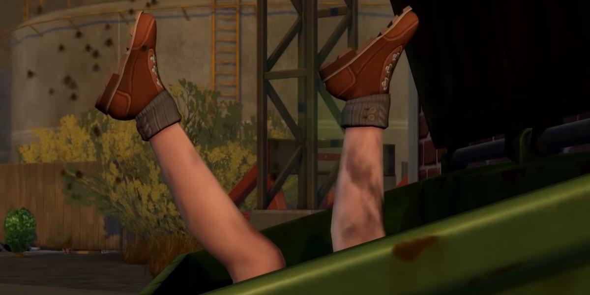 Mergulhando no lixo The Sims 4