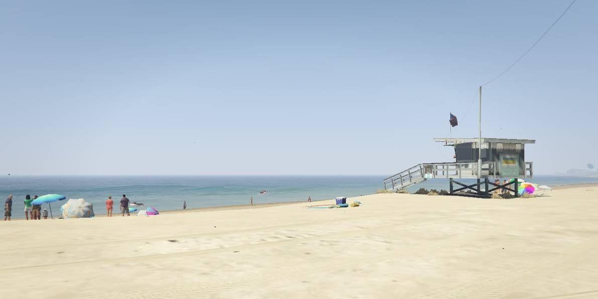 Praia Vespucci em Grand Theft Auto 5